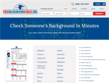 Tablet Screenshot of minnesota.freebackgroundcheck.org