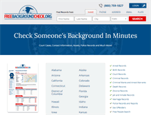 Tablet Screenshot of freebackgroundcheck.org