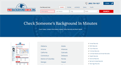 Desktop Screenshot of freebackgroundcheck.freebackgroundcheck.org