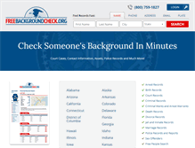 Tablet Screenshot of freebackgroundcheck.freebackgroundcheck.org