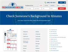 Tablet Screenshot of criminalrecords.freebackgroundcheck.org